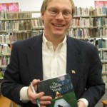 Joe Lee displays his newest book The Magnolia Triangle (Feb 2010) photo by N. Jacobs