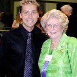 Lance Bass and Cora Norman at Bass's induction into the Mississippi Musicians Hall of Fame, 2003. Photo courtesy of Jim Brewer