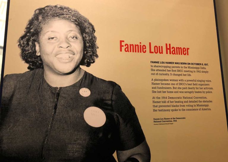 Civil Rights Activist And Author Fannie Lou Hamer