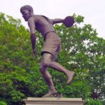 Sculpture of Jim Thorpe by Edmond Shumpert